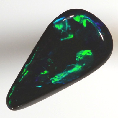 SOLID BLACK OPAL Bright gemmy green sparkles all of the time